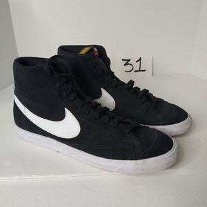 Nike Blazer Mid '77 Suede Casual Men’s 13 Shoes Black White CI1172-005